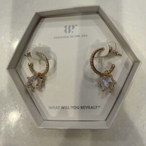 Elegant Gold Bomb Party hoops